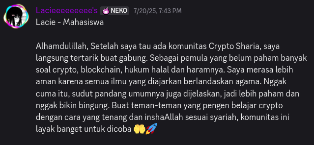 Discord Testimonial